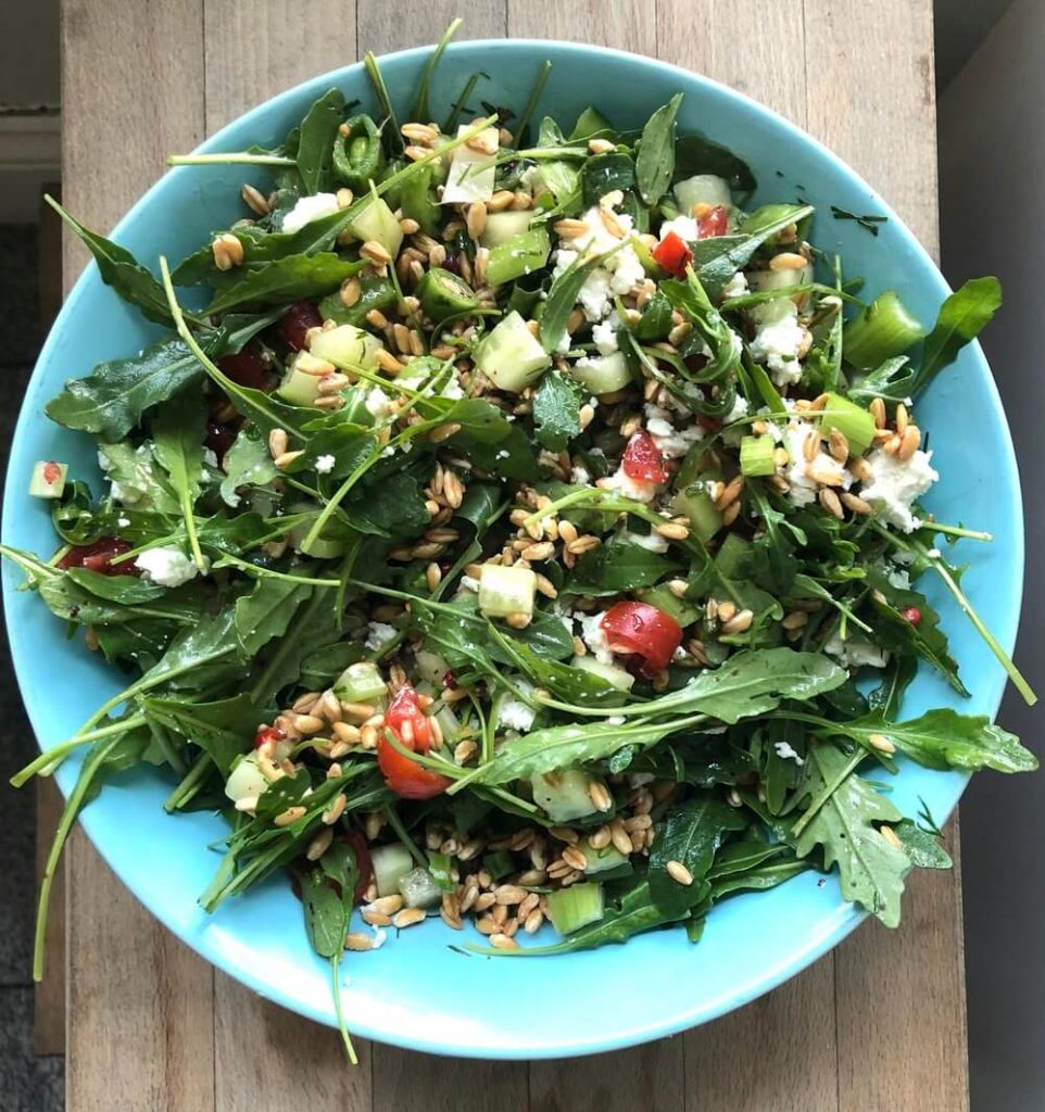 Mediterranean Farro Salad