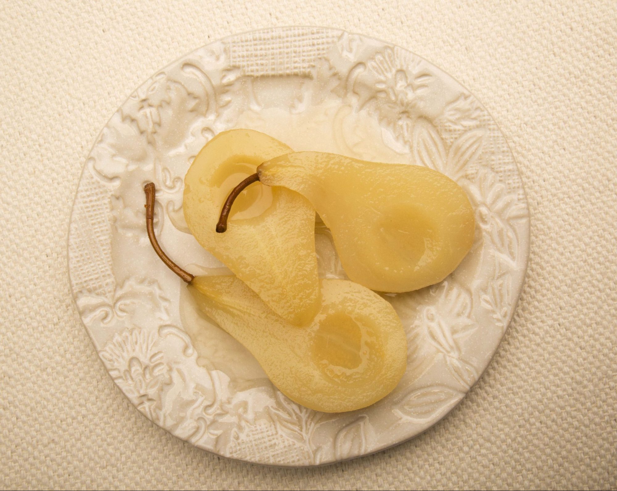 Gingery Poached Pears