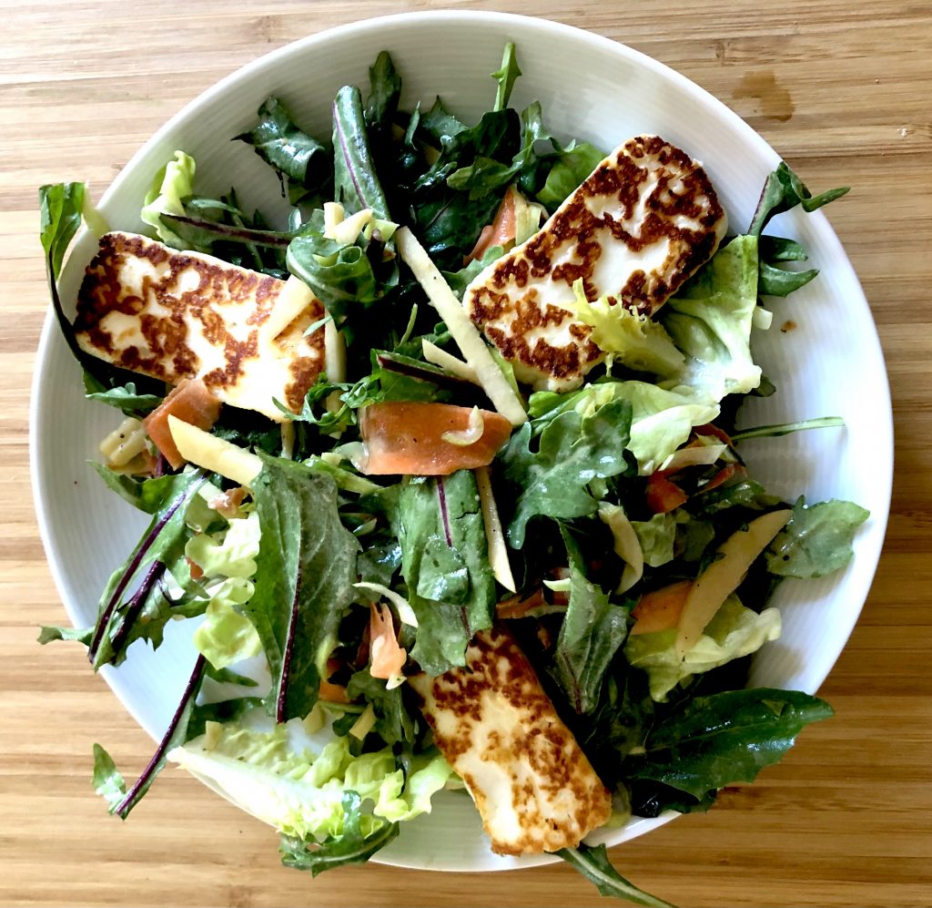 Grilled Halloumi Salad