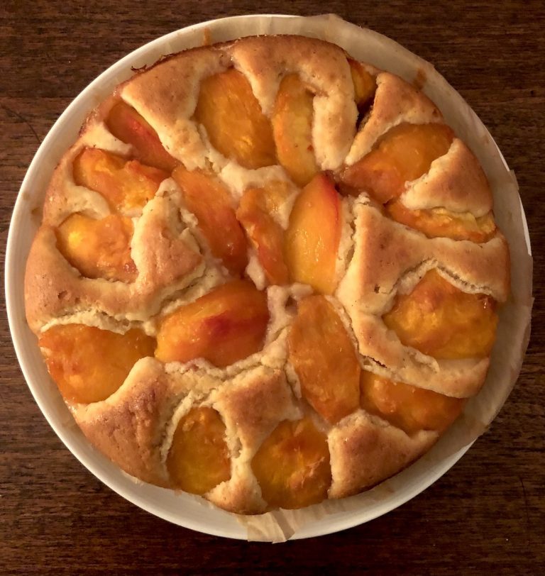 Honey Peach Torte