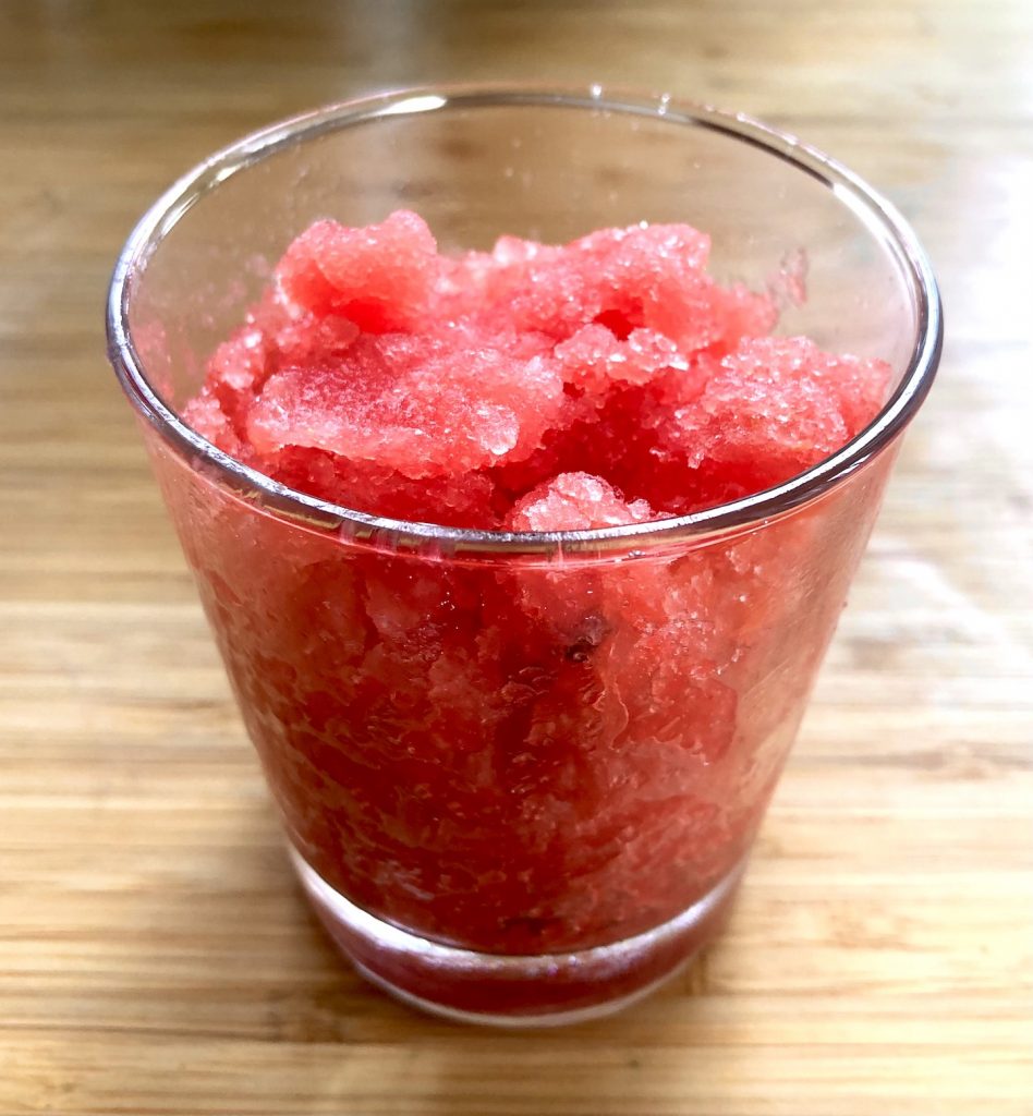 watermelon lime granita