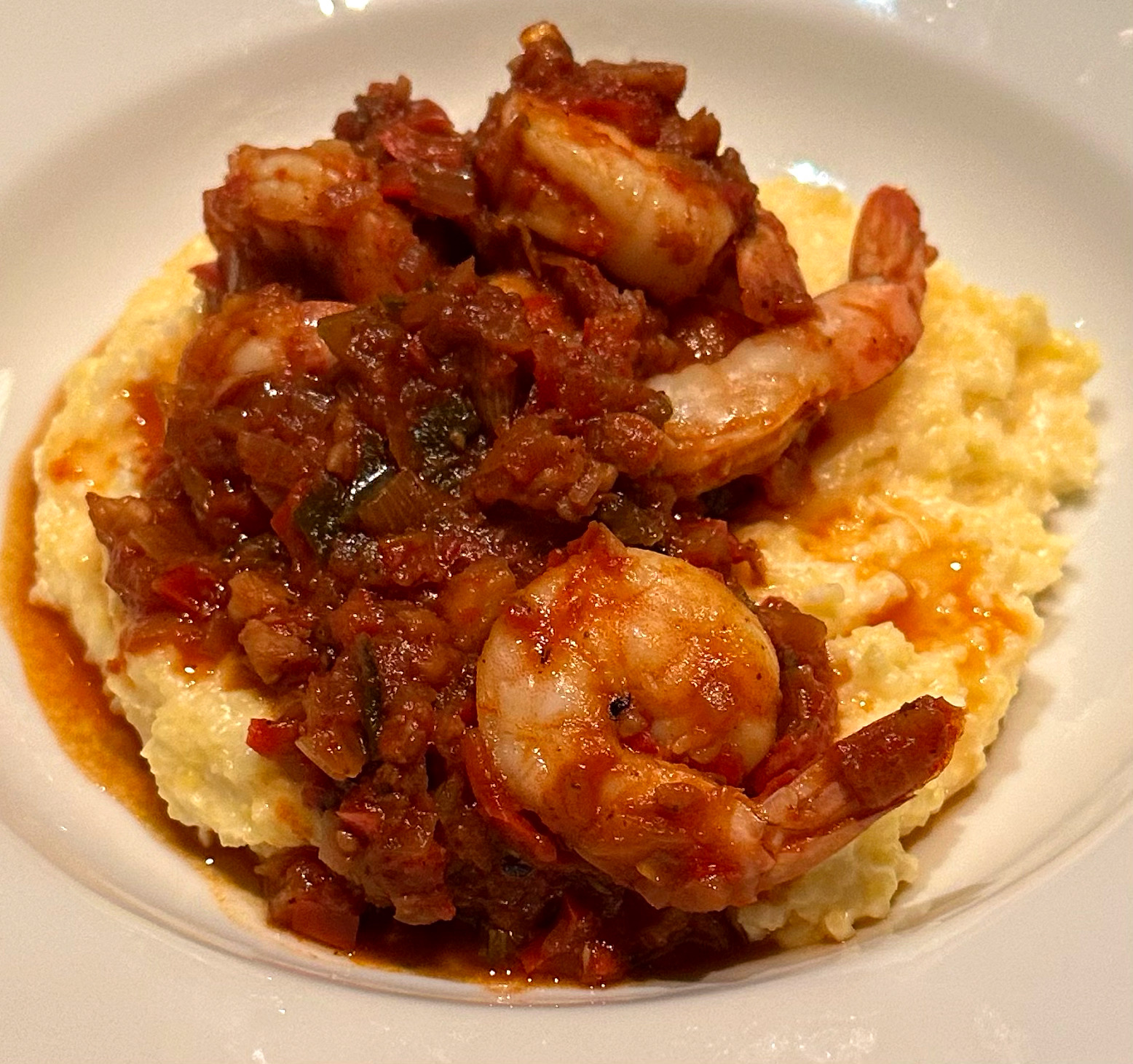 Spicy Shrimp and Grits