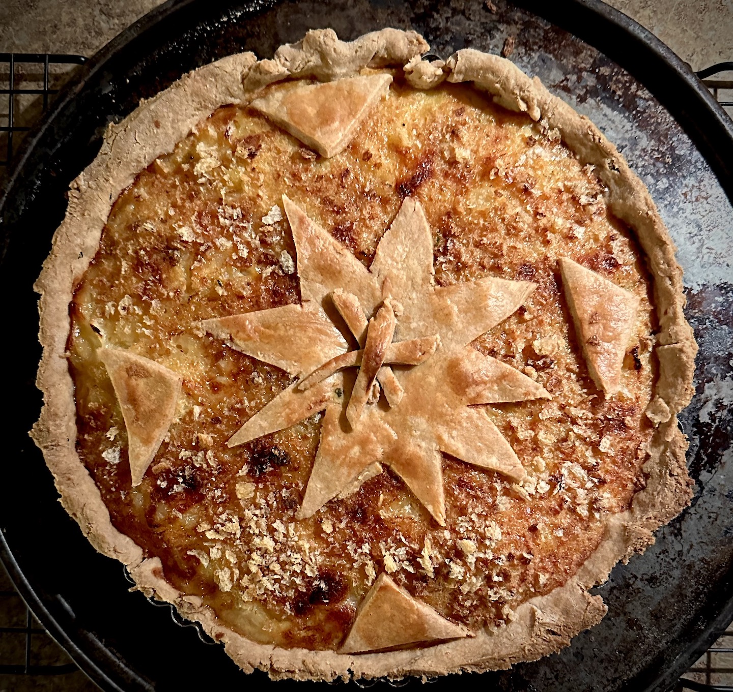 cheese and onion tart