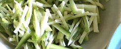 Daikon Salad with Sesame Vinaigrette