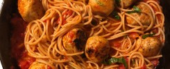 Healthy Spaghetti & Meatballs