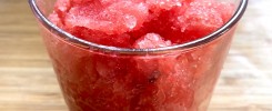 watermelon lime granita